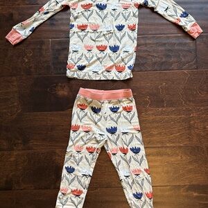 Little Sleepies Two Piece Pajama Set - Flower Friends